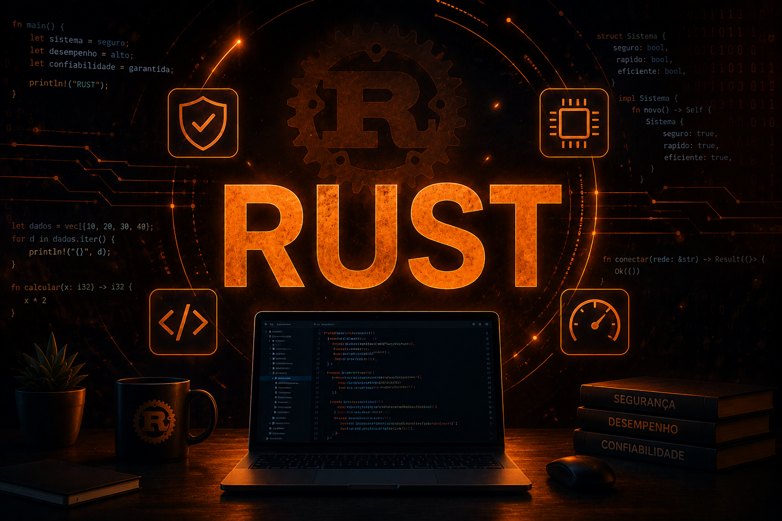 Rust como linguagem de segurança e performance em infraestrutura